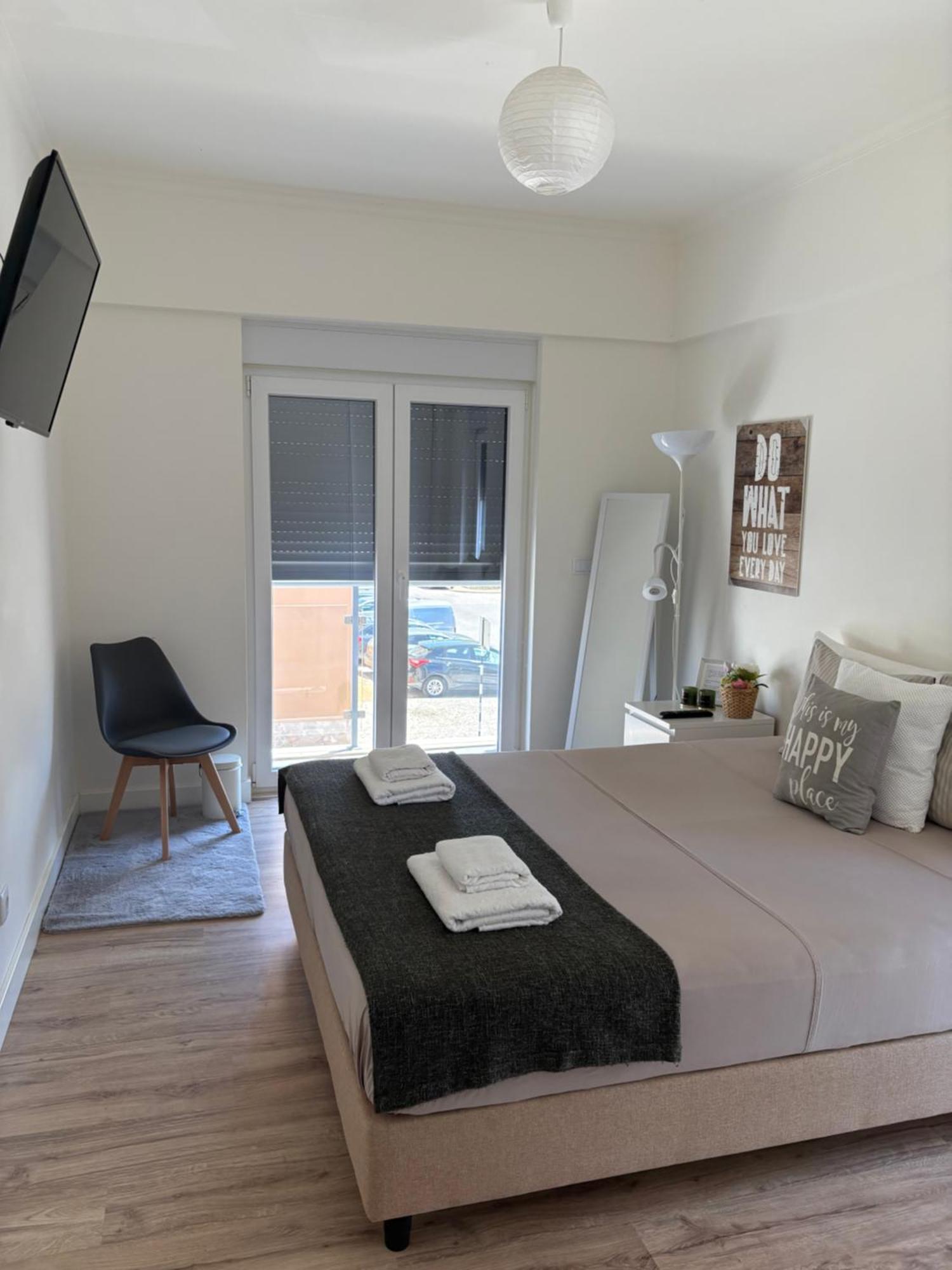 Modern Double Room With Private Balcony Montijo Exterior foto